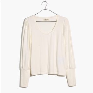 madewell puff sleeve top
